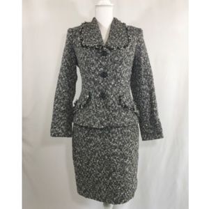 Alberto Makali Tweed Skirt Suit 2 Pcs